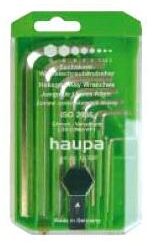 100585 Šešiabriaunių raktų komplektas 2-10mm (8 dydžiai)  HAUPA