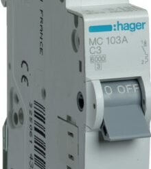 MC103A Automatinis jungiklis 1polis 3A C 6kA 230V