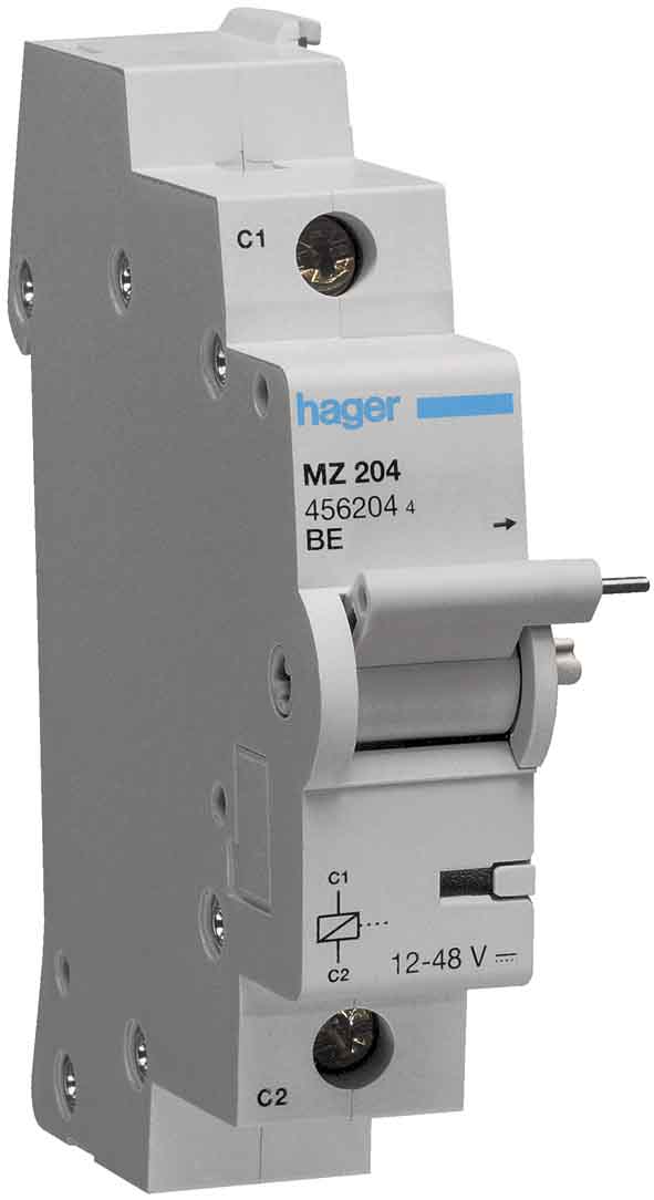 MZ204 Nepriklausomas atkabiklis automatiniams jungikliams 24-48VAC/12-48VDC
