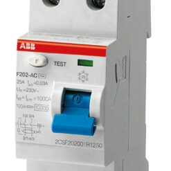 2CSF202001R1400 - F202 AC-40/0.03 srovės nuotėkio automatinis jungiklis 40A 2polis 30mA 230V