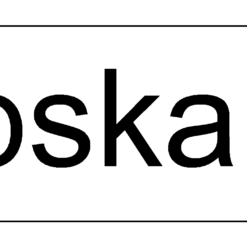 Ženklas lipdukas "Apskaita" 30x90mm