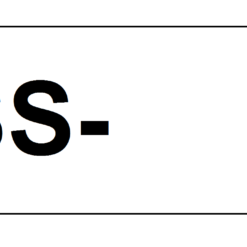 Ženklas lipdukas "JŠS-" 30x120mm