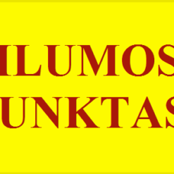 Ženklas lipdukas "ŠILUMOS PUNKTAS" 125x300mm