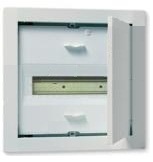 2CPX077600R9999 - UK510E paskirstymo skydas potinkinis 12-modulių IP30 su šyna, metalinės durelės ir rėmelis 350x335x95
