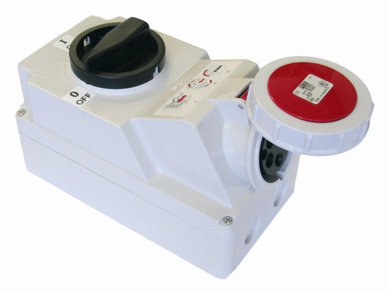 75152-6 Kištukinis lizdas su mechanine blokiruote 16A 5P 400V IP67