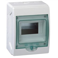 13977 KAEDRA MINI paskirstymo skydelis 6-modulių IP65 be 13575 šynos
