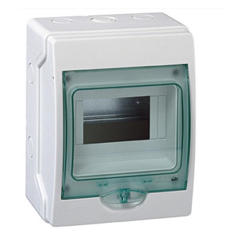 13977 KAEDRA MINI paskirstymo skydelis 6-modulių IP65 be 13575 šynos
