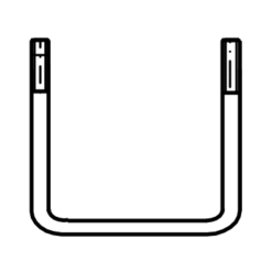 ĮAS-1.03 tvirtinimo apkaba 200x180mm 9m stulpui (91540)