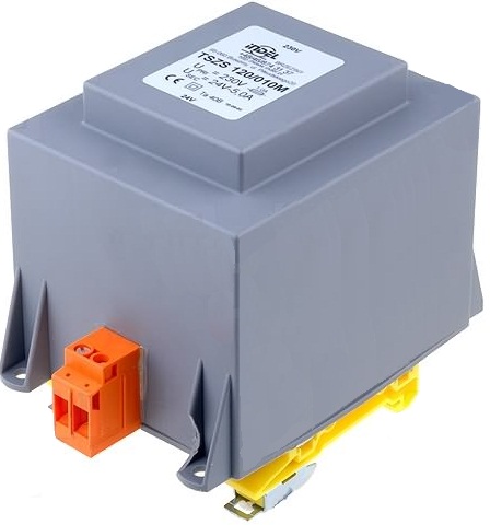 TSZS Transformatorius ant DIN bėgelio 70VA 230-24V 2.91A