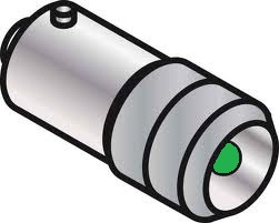 1SFA616921R2222 - KA2-2222 šviesos diodas žalias LED 230V AC