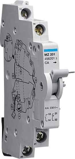 MZ201 papildomas kontaktas automatiniams jungikliams 1NA+1NU 6A 230V