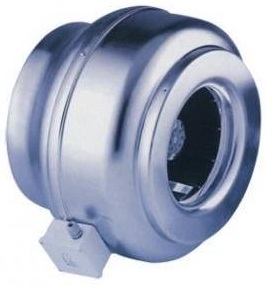 WK 160 ventil.apv.cink.kanal.su guol. Ø160 mm 500m3/h IP44