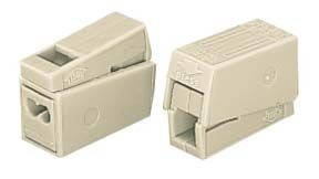 224-112 šviestuvo jungtis 2x1-2.5mm2 (100vnt.) WAGO