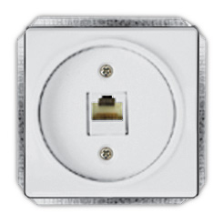 4779101630268 - ST-150 KLRJ45-15e2-02 Kompiuterio lizdas RJ45, 5e kat., b/r, baltas