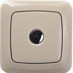 ALFAsm ISR-003 Sensorinis šviesos reguliatorius 500W su rėmeliu, smėlio spalvos