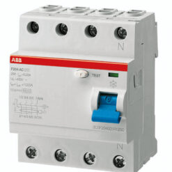 2CSF204001R2630 - F204 AC-63/0.1 srovės nuotėkio automatinis jungiklis 63A 4polis 100mA 400V