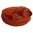 1122005 ilgiklis ruloninis 1-lizdo 25m 2x1mm2 oranžinis
