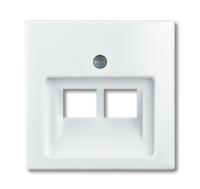 2CKA001753A0095 - 1803-02-94-507  Basic55 2-gubo kompiuterinio lizdo apdaila, balta
