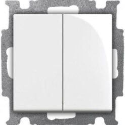 2CKA001012A2144 - 2006/6/6UC-94-507   Basic55 2kl.perjungiklis su klavišu, be rėmelio, baltas