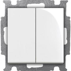 2CKA001012A2144 - 2006/6/6UC-94-507 Basic55 2kl.perjungiklis su klavišu, be rėmelio, baltas