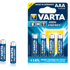 LR03 VARTA elementas (High energy) 1.5V AAA (6)