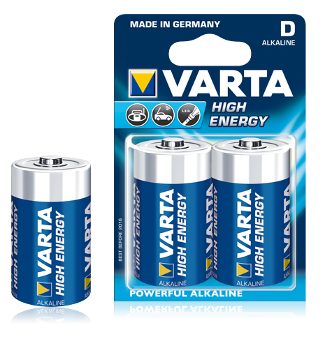 LR20 VARTA elementas (High energy) 1.5V