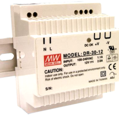 DR-30-12 maitinimo šaltinis 30W 230-12V DC 2.5A