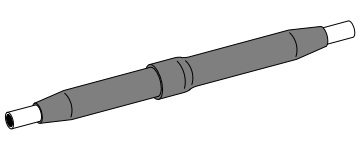 120-400 mm2 šalto susitraukimo jungiamoji mova (be varžtinio sujungiklio)