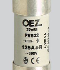 PV522 saugiklis 32A 690V gR