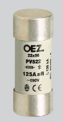 PV522 saugiklis 32A 690V gR
