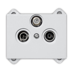 4779101630688 - XP500 TVL03-02 TV lizdas galinis (TV+R+SAT) be rėmelio, baltos spalvos