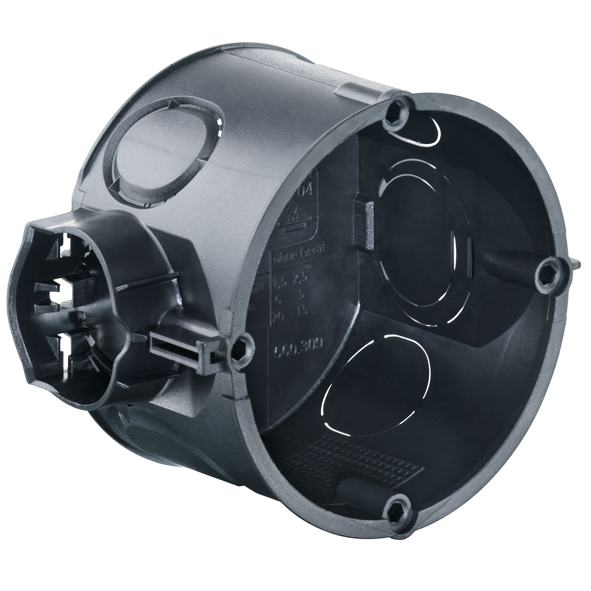 1055-04 Potinkinė dėžutė D-60mm, H-46mm sujungiama KAISER