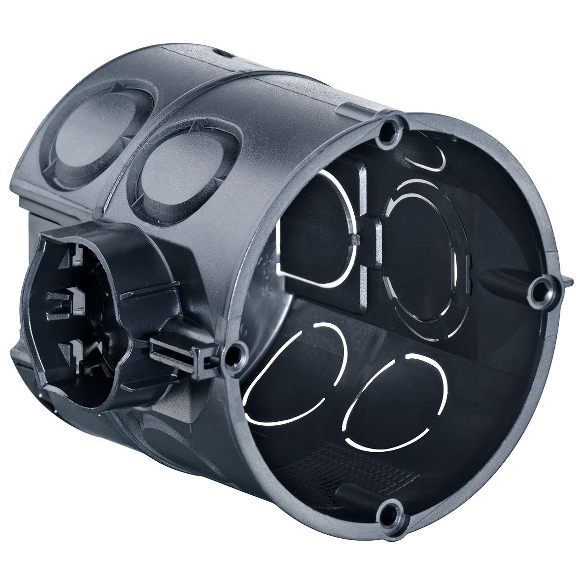 1555-04 Potinkinė dėžutė D-60mm,H-66mm pagilinta, sujungiama KAISER