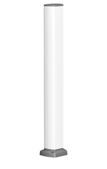 ISM20201 vienpusis stulpelis iki 12 modulinių kištukinių lizdų, 700mm, baltas