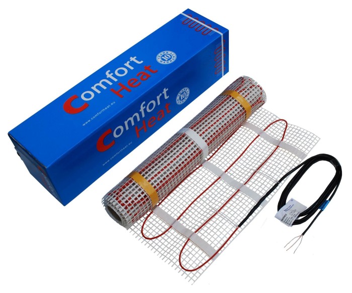 CTAE-160 elektrinio šildymo kilimėlis 5.0m2 50x1000cm 800W 230V dviejų laidininkų