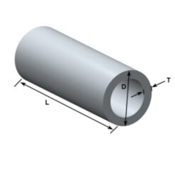 POLEd60/4000 Cinkuotas stiebas 4m, 60mm (sienelė 2.0mm)