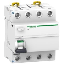 A9R21463 Acti9 iID Srovės nuotekio automatinis jungiklis 63A 4polis 30mA 400V AC, A tipas