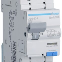 AD960J Kombinuotas automatinis jungiklis 10A 30mA 2polis C 6kA 230V, A tipas