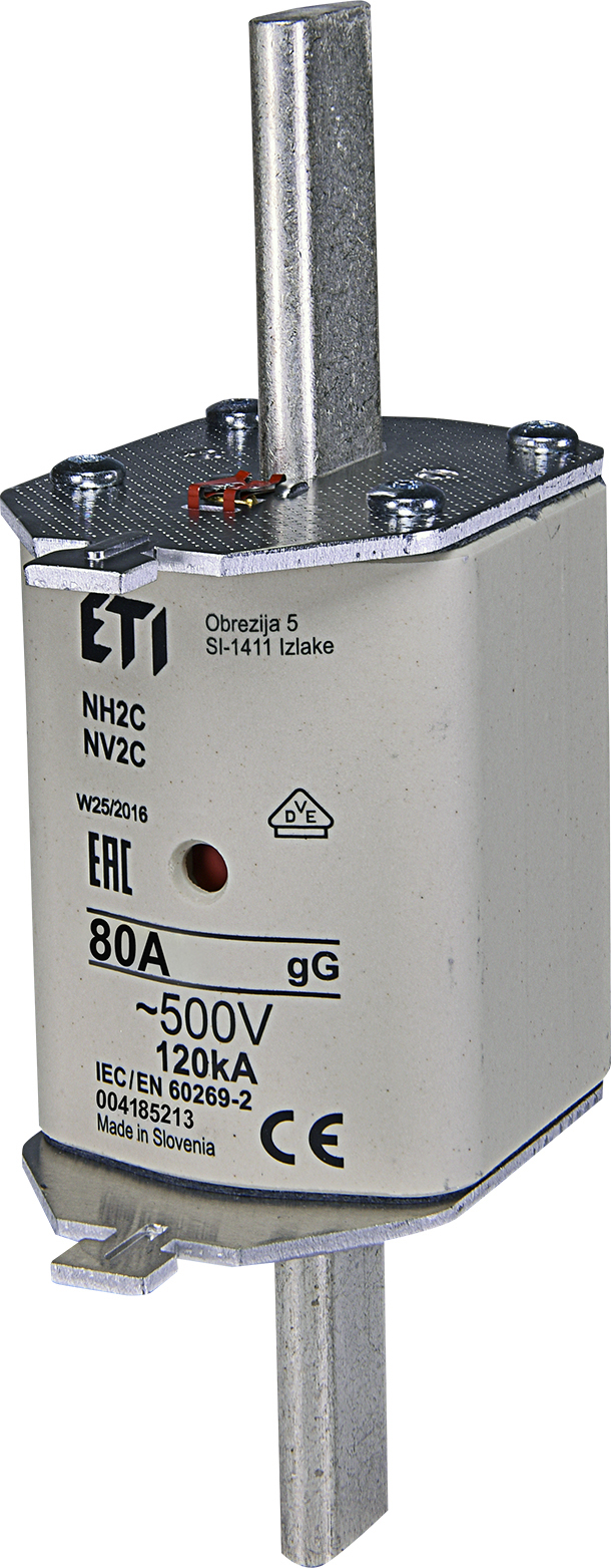 004185213 WT-2C/gG Saugiklis 80A 500V (NH2)
