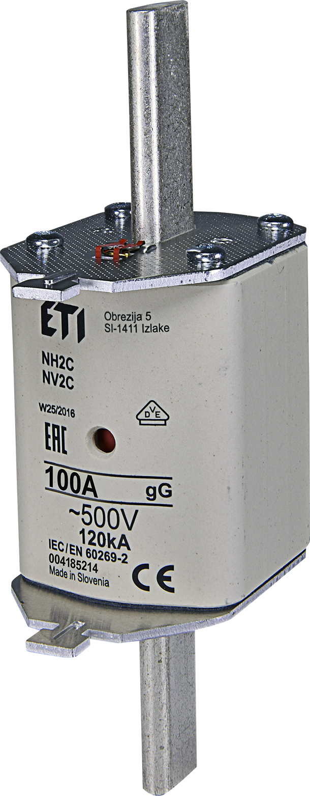 004185214 WT-2C Saugiklis 100A 500V gG (NH2)