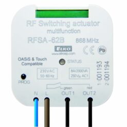 RFSA-62B Radiobanginio valdymo jungiklis, 6 funkcijos, 2 kanalai (2x8 A)