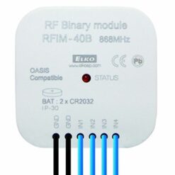RFIM-40B Radiobanginio valdymo siųstuvas, gali būti montuojamas į instaliacinę dėžutę, 4 kanalų.