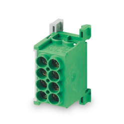 MAG25-2 (KS251PE) Paskirstymo gnybtas 4xCU25mm2 400V žalias (MAG1250G32)
