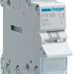 SFB125 Modulinis perjungiklis I-0-II 1P 25A 230V 1mod. pajungimas iš apačios