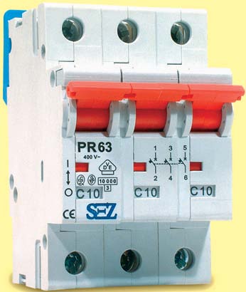 0099355 PR63-D63 automatinis jungiklis 63A 3polis D 10kA 400V