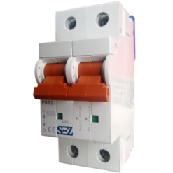 PR62-C25 Automatinis jungiklis 25A 2polis C 10kA 230V