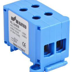 KL2x50N gnybtas 2,5-50mm2 Al/Cu 320A 800V mėlynas  KATKO