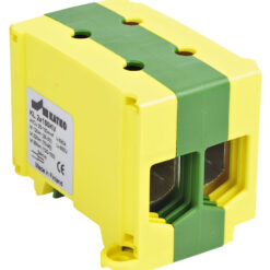 KL2x150PE gnybtas 25-150mm2 Al/Cu 630A 800V geltonas/žalias  KATKO