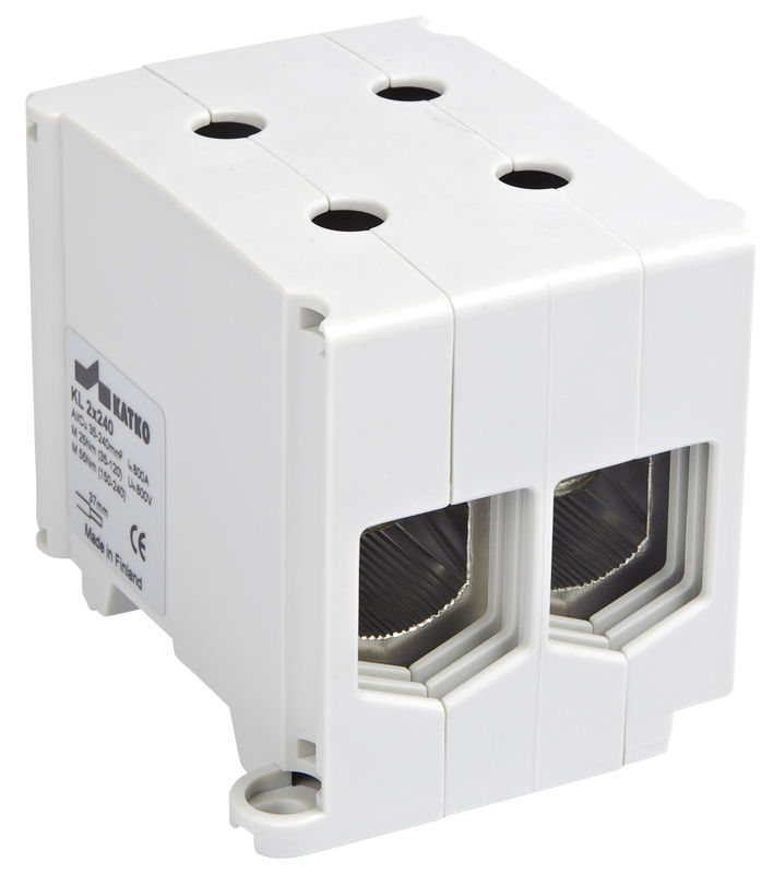 KL2x240 gnybtas 35-240mm2 Al/Cu 800A 800V pilkas KATKO