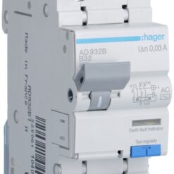 AD932B Kombinuotas automatinis jungiklis 32A 30mA 2polis B 6kA 230V